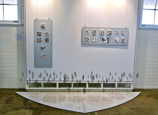 Drawings Panel with Leaf Installation